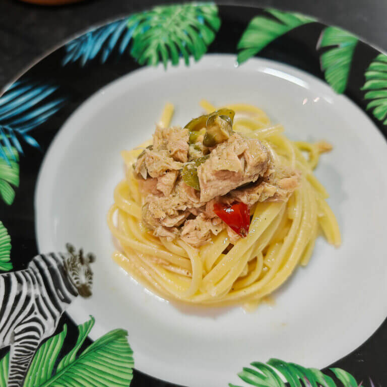 Linguina al tonno smart - il piatto